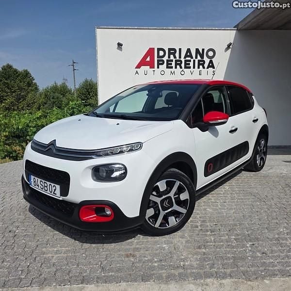 Branco Usado 2016 Citroën C3 Shine Citadino | € 13.750 (Preço justo) - Imagem 1/1