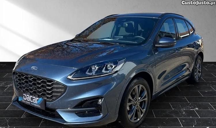 Azul Usado 2022 Ford Kuga ST-Line SUV | € 18.499 (Preço justo) - Imagem 1/1