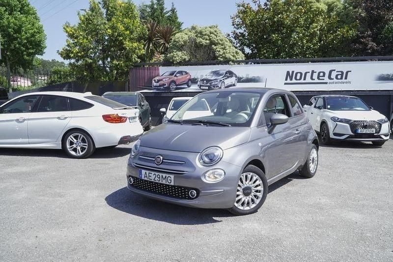 Cinza Usado 2020 Fiat 500 Lounge Citadino | € 10.450 (Bom preço) - Imagem 1/4