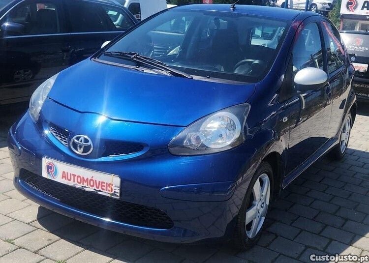 Azul Usado 2008 Toyota Aygo Citadino | € 5.990 - Imagem 1/1