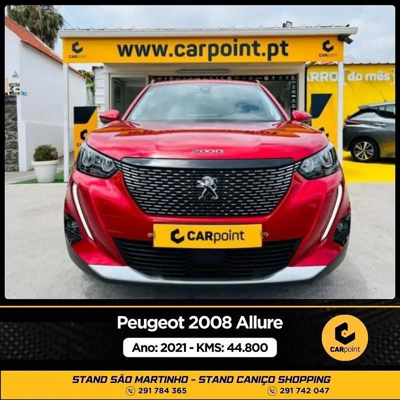 Usado Peugeot 2008 Allure 102 HP (75 kW) 2021 Vermelho SUV