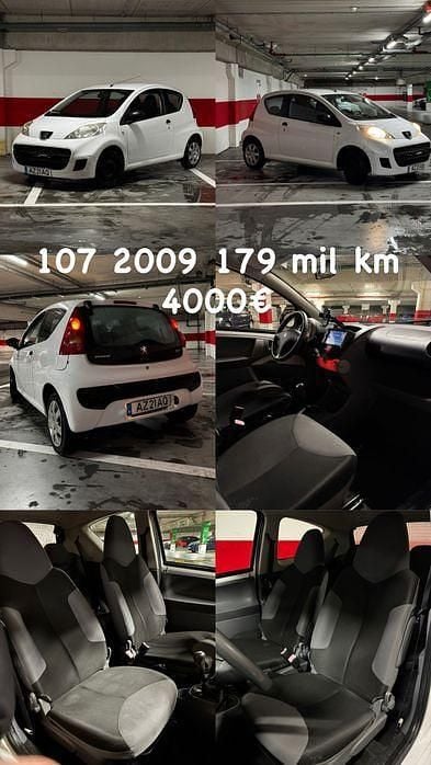 Usado 2009 Peugeot 107 Citadino | € 3.750 (Preço justo) - Imagem 1/4