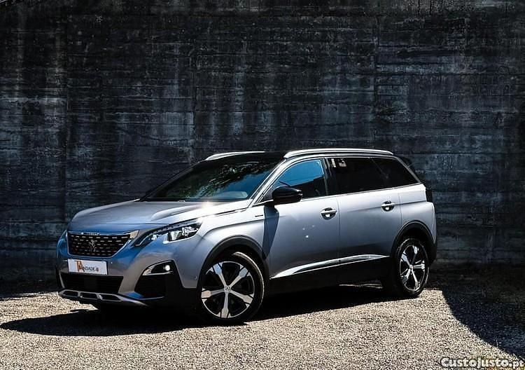 Cinza Usado 2019 Peugeot 5008 GT-line Monovolume | € 16.999 (Super Preço) - Imagem 1/1