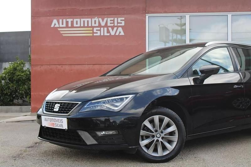 Usado Seat Leon ST Style 115 HP (84 kW) 2018 Preto Carrinha