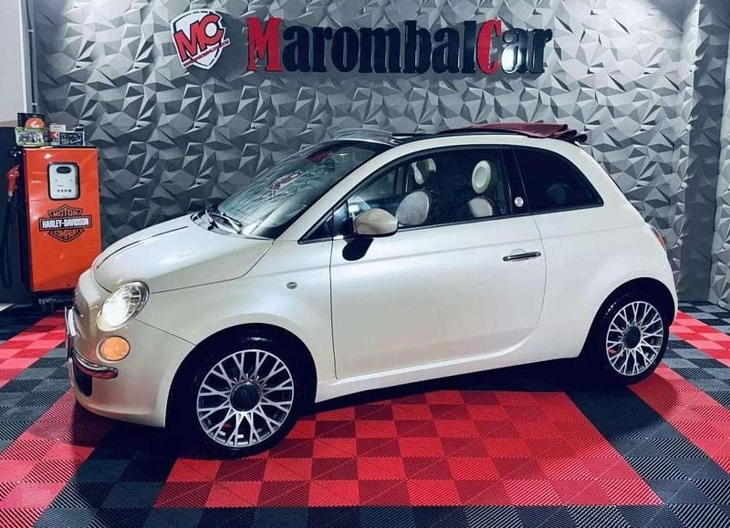 Branco pérola Usado 2009 Fiat 500C Lounge Cabrios | € 7.990 (Super Preço) - Imagem 1/4