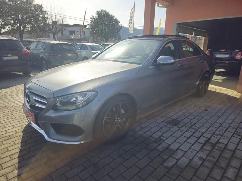 Usado Mercedes C220 AMG line 170 HP (125 kW) 2014 Cinza Citadino
