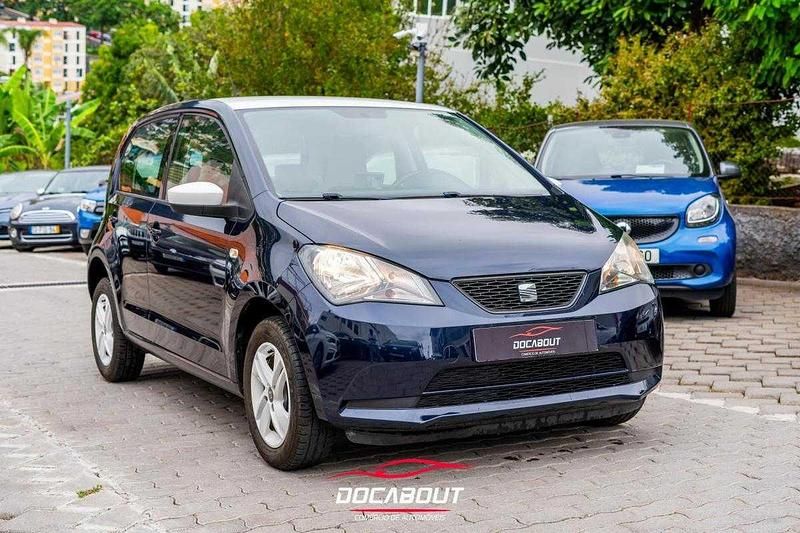 Usado Seat Mii 75 HP (55 kW) 2013 Azul Citadino
