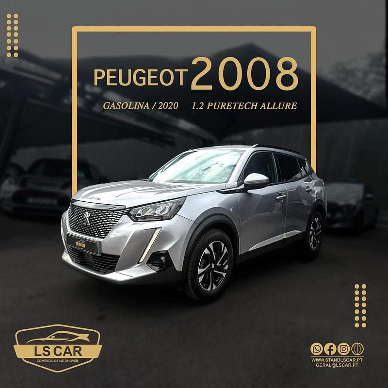 Cinza Usado 2020 Peugeot 2008 Allure SUV | € 17.900 (Preço elevado) - Imagem 1/4