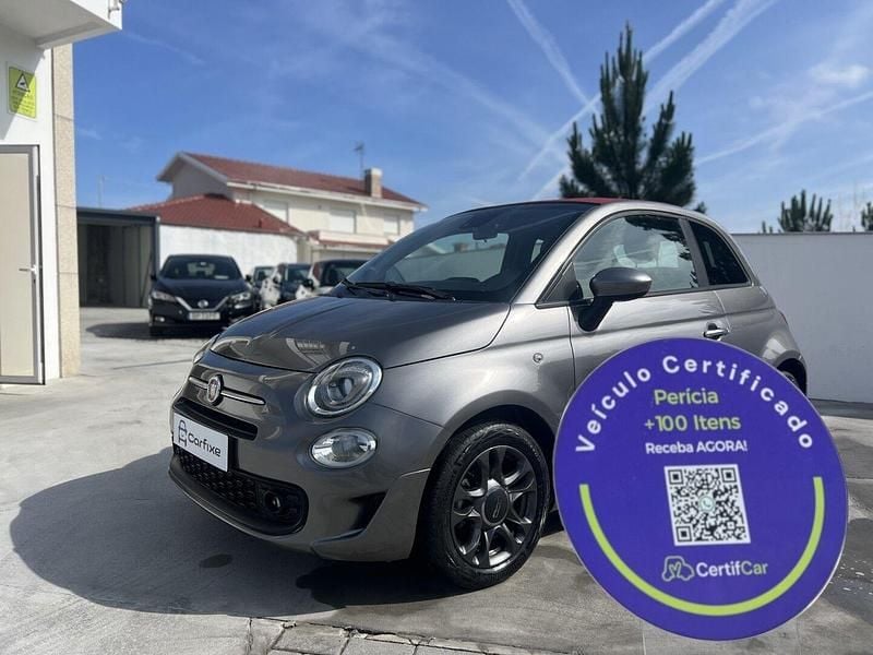 Cinza Usado 2021 Fiat 500 Connect Citadino | € 13.950 (Preço justo) - Imagem 1/4