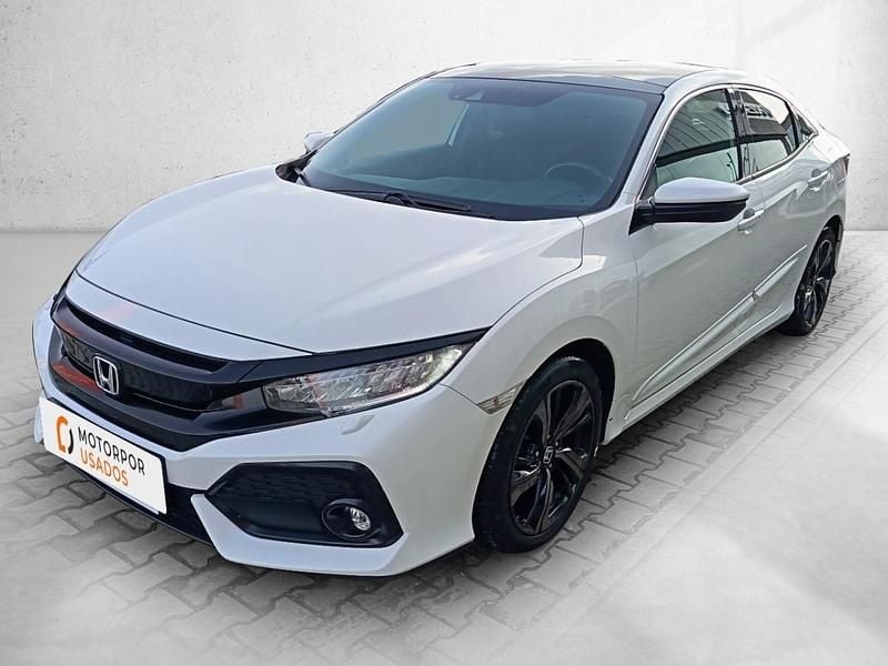 Branco Usado 2018 Honda Civic S Sedan | € 17.990 (Preço justo) - Imagem 1/4