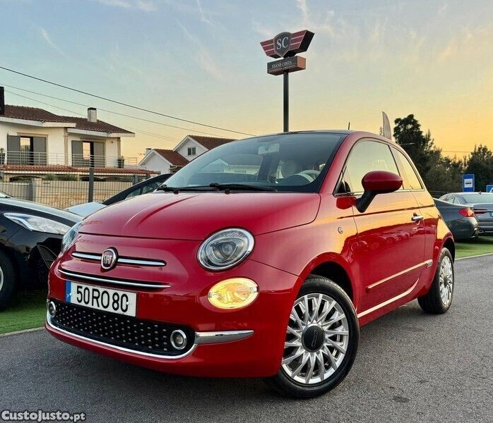 Vermelho Usado 2016 Fiat 500 Lounge Citadino | € 8.950 (Bom preço) - Imagem 1/1