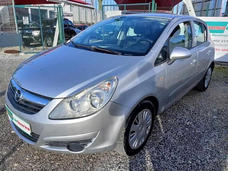 Cinza Usado 2007 Opel Corsa Enjoy | € 2.950 (Super Preço) - Imagem 1/4
