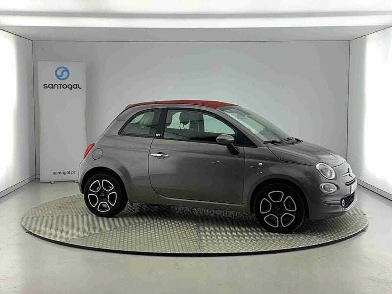 Cinza Usado 2022 Fiat 500C Club Cabrios | € 14.490 (Preço justo) - Imagem 1/4