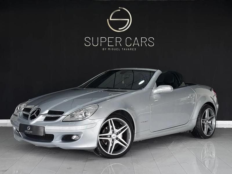 Usado Mercedes SLK200 163 HP (119 kW) 2004 Cinzento Cabrios