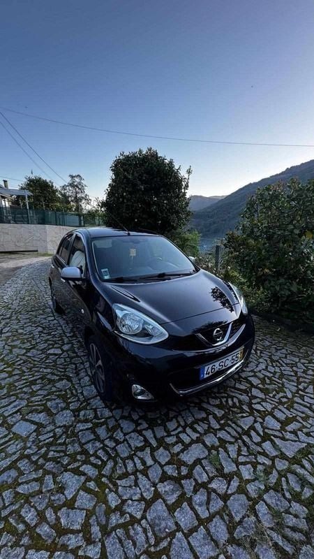 Preto Usado 2016 Nissan Micra Citadino | € 6.200 - Imagem 1/4