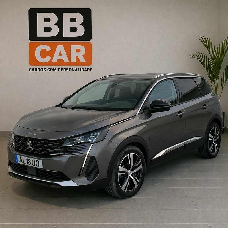 Cinzento Usado 2021 Peugeot 5008 Allure SUV | € 23.400 (Preço justo) - Imagem 1/4