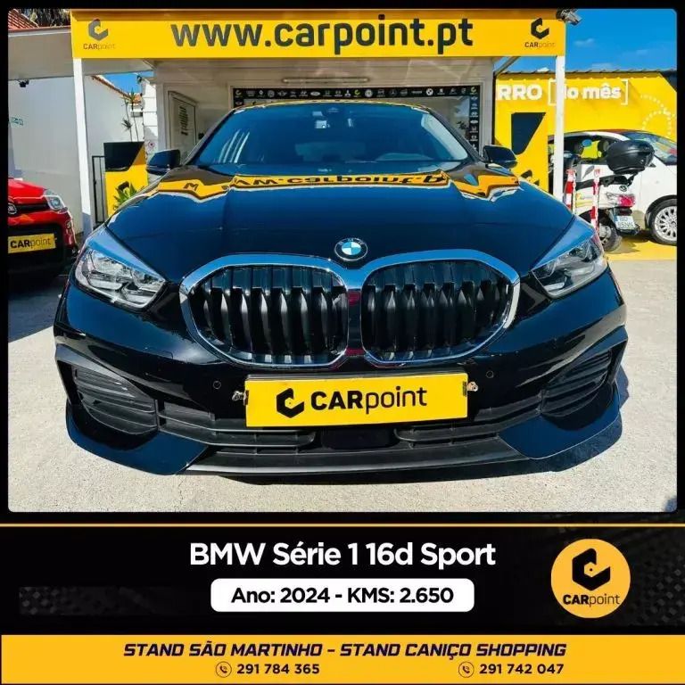 Preto Usado 2024 BMW 116 Sport Line Citadino | € 32.900 (Caro) - Imagem 1/4