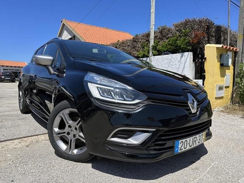 Preto (metalizado) Usado 2018 Renault Clio GrandTour GT-Line Carrinha | € 12.990 (Preço justo) - Imagem 1/4