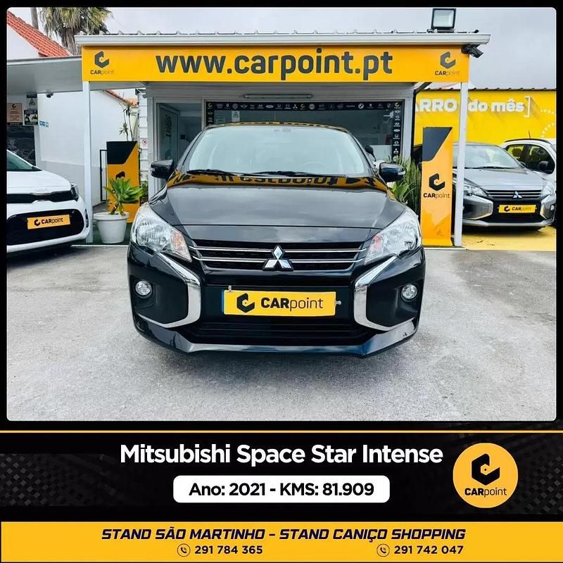 Cinzento Usado 2021 Mitsubishi Space Star Intense Citadino | € 12.900 (Preço elevado) - Imagem 1/4