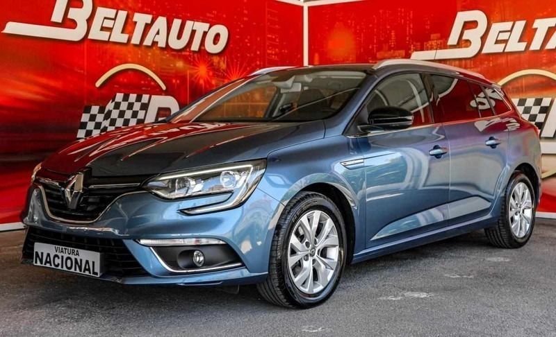 Azul Usado 2018 Renault Mégane GrandTour LIMITED Carrinha | € 14.900 (Preço justo) - Imagem 1/4