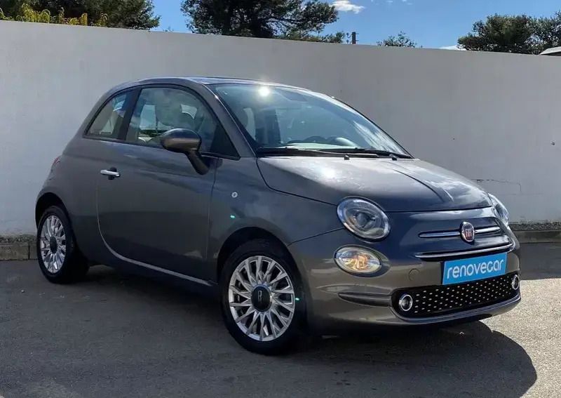 Cinzento Usado 2020 Fiat 500 Lounge Citadino | € 11.400 (Preço justo) - Imagem 1/4