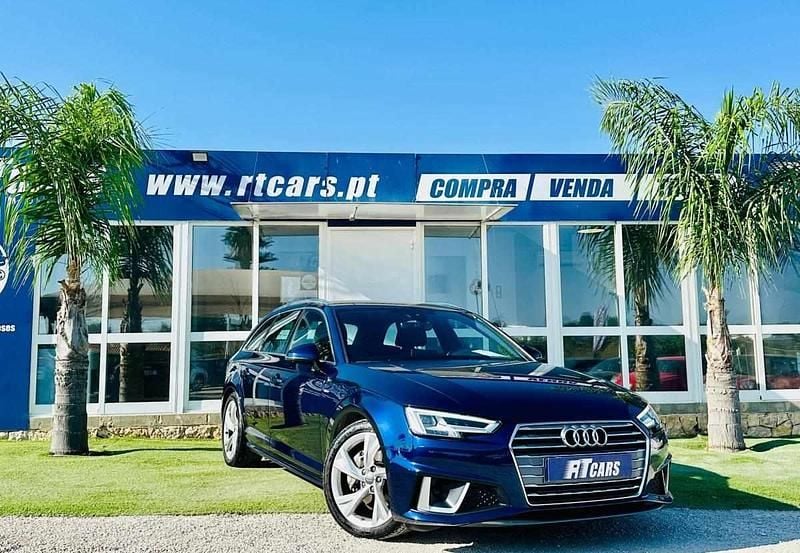 Azul Usado 2019 Audi A4 S-Line Carrinha | € 28.980 (Preço justo) - Imagem 1/4