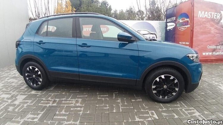 Azul Usado 2019 VW T-Cross Life SUV | € 15.700 (Preço justo) - Imagem 1/1
