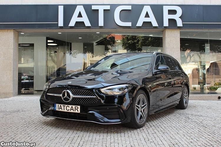Preto Usado 2022 Mercedes C220 AMG line Carrinha | € 39.900 (Preço justo) - Imagem 1/1
