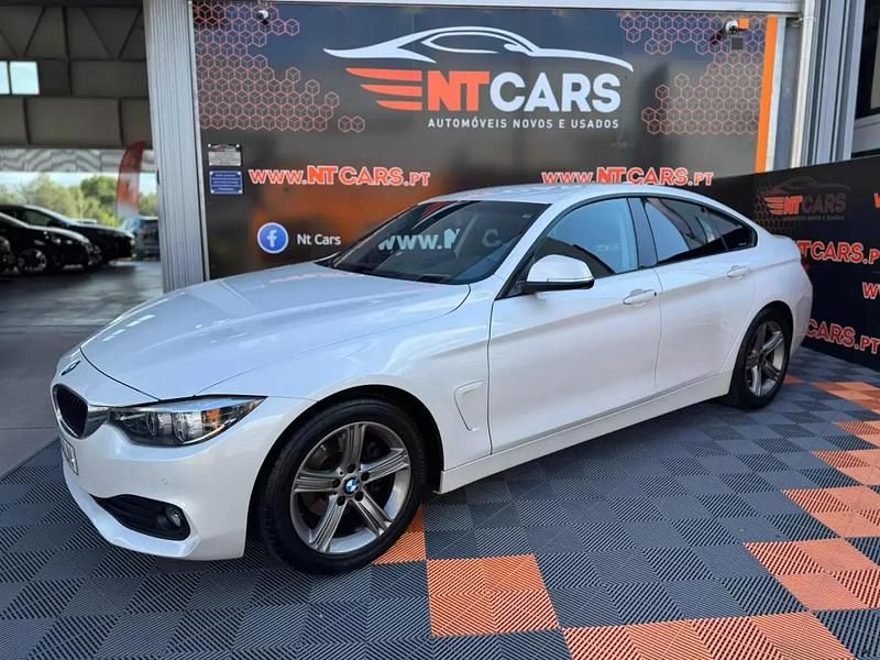 Branco pérola Usado 2018 BMW 418 Gran Coupé Sport Line Coupé | € 19.750 (Preço justo) - Imagem 1/4