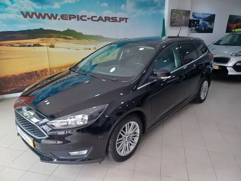 Preto Usado 2018 Ford Focus Cool & Connect Carrinha | € 11.890 (Preço justo) - Imagem 1/4