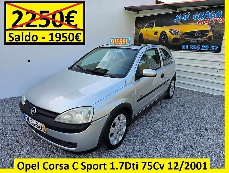 Cinzento Usado 2001 Opel Corsa | € 1.950 (Preço justo) - Imagem 1/4