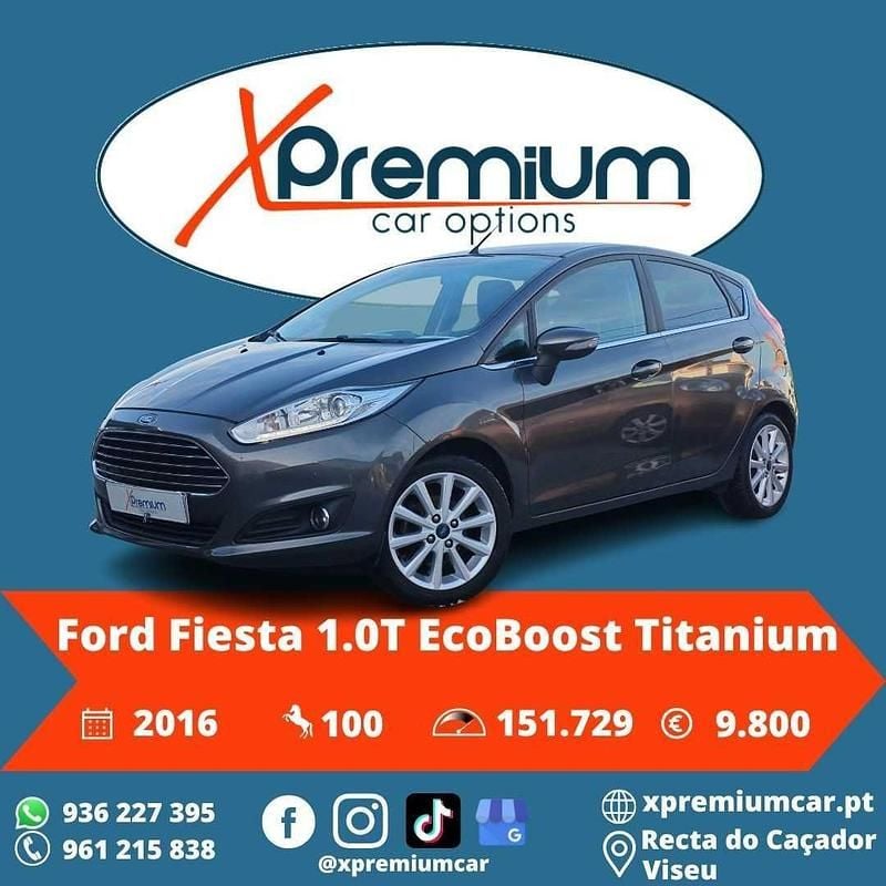 Cinzento Usado 2016 Ford Fiesta | € 9.800 (Preço elevado) - Imagem 1/4