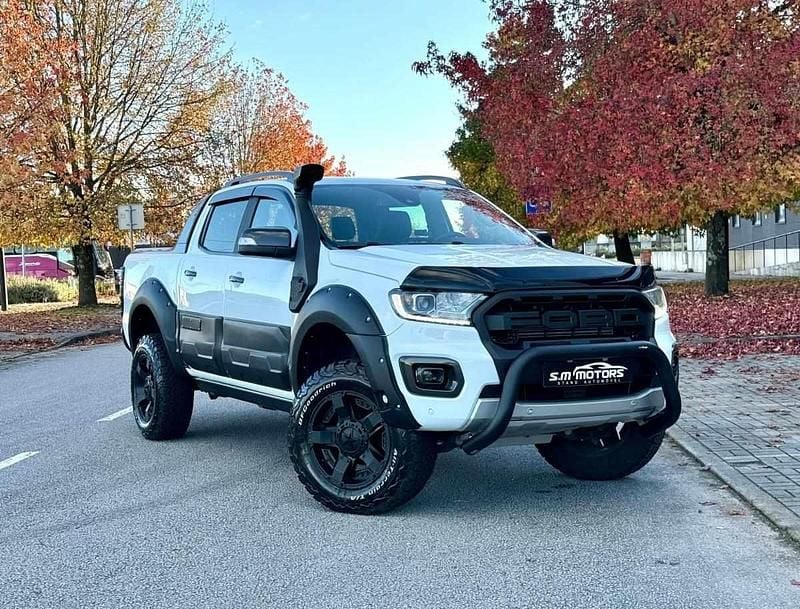 Branco Usado 2021 Ford Ranger Wildtrack Pickup | € 44.900 (Bom preço) - Imagem 1/4