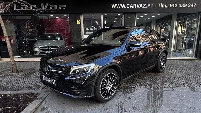 Preto Usado 2018 Mercedes GLC250 AMG line SUV | € 34.950 (Preço justo) - Imagem 1/4