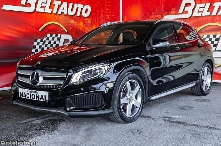 Usado Mercedes GLA180 AMG line 108 HP (79 kW) 2016 Preto SUV