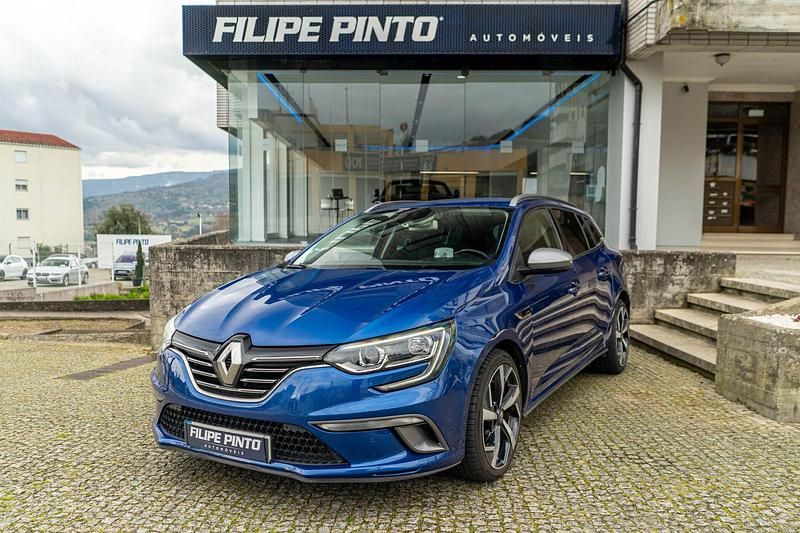 Azul Usado 2017 Renault Mégane GT Line GT-Line Carrinha | € 16.890 (Preço justo) - Imagem 1/4