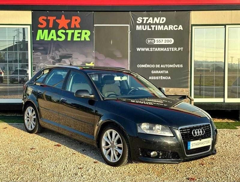 Preto Usado 2012 Audi A3 Citadino | € 9.450 (Bom preço) - Imagem 1/4