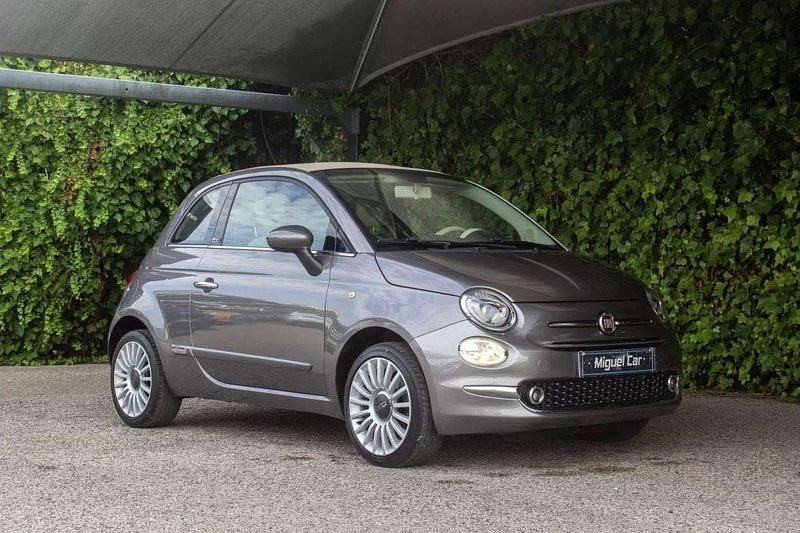 Cinzento Usado 2018 Fiat 500C Lounge Cabrios | € 13.500 (Preço justo) - Imagem 1/4