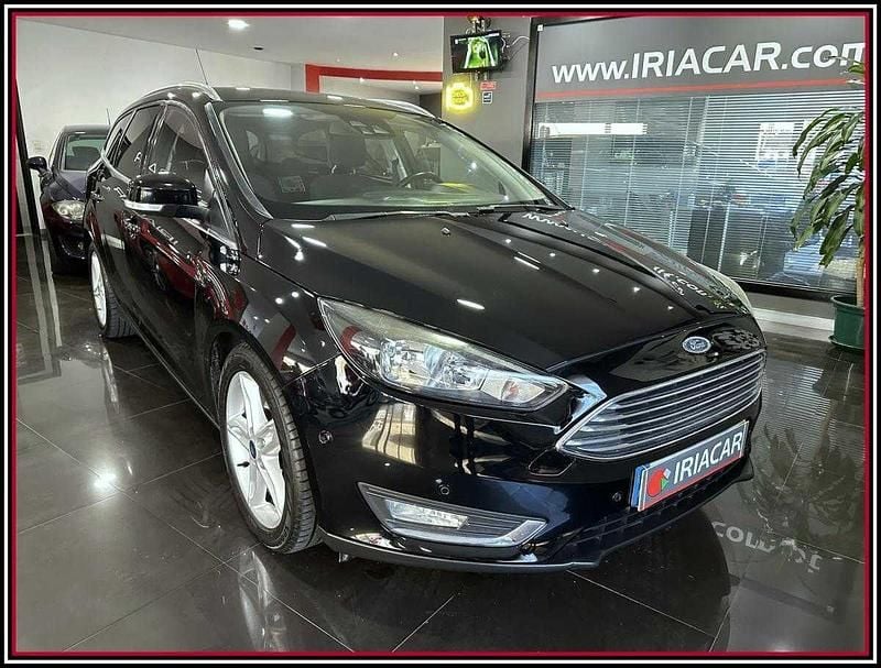 Preto Usado 2016 Ford Focus Titanium Carrinha | € 11.400 (Preço justo) - Imagem 1/4