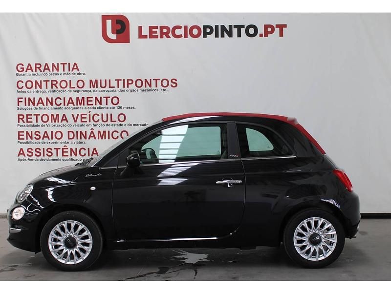 Usado Fiat 500 Dolcevita 70 HP (51 kW) 2023 Preto Cabrios