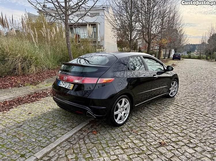 Preto Usado 2008 Honda Civic Sport Sedan | € 4.950 (Preço justo) - Imagem 1/1