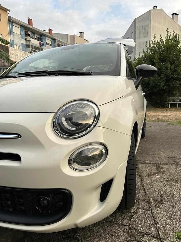 Branco Usado 2021 Fiat 500 Cabrios | € 11.500 (Preço justo) - Imagem 1/4