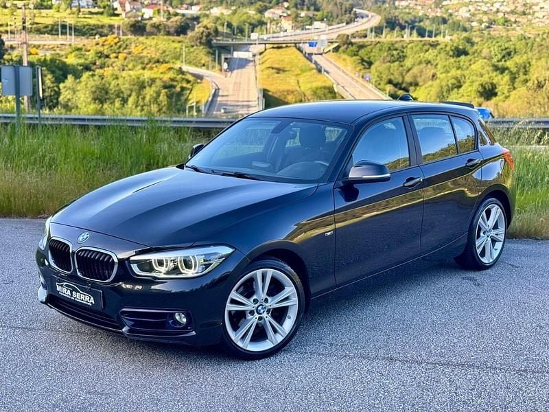 Preto Usado 2015 BMW 120 Sport Line Citadino | € 19.500 (Super Preço) - Imagem 1/4