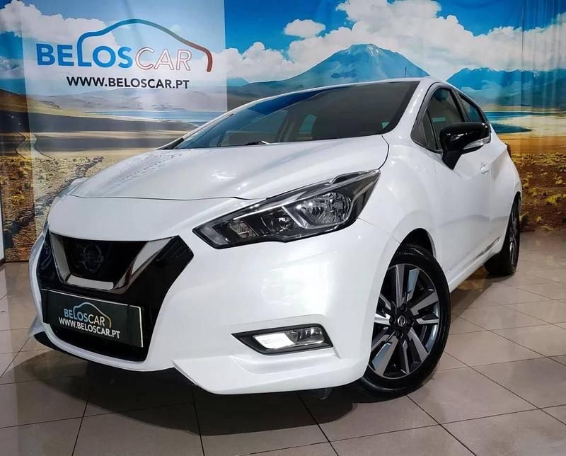 Usado Nissan Micra Acenta 90 HP (66 kW) 2017 Branco Citadino