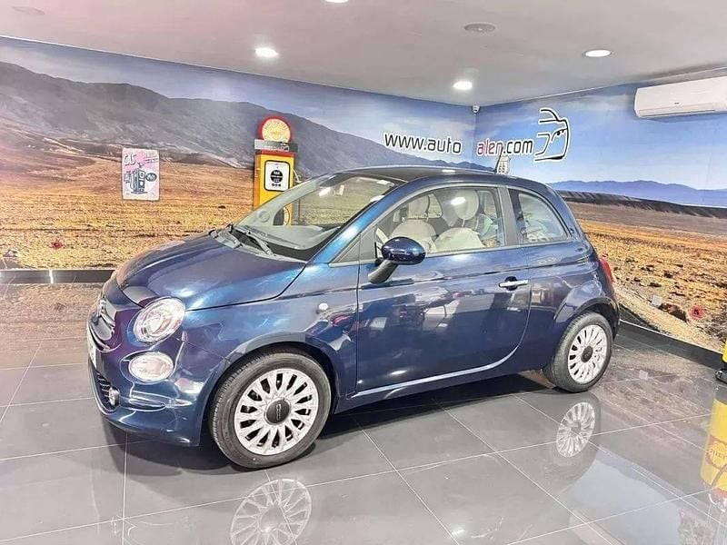 Azul Usado 2020 Fiat 500 Lounge Citadino | € 10.990 (Preço justo) - Imagem 1/4