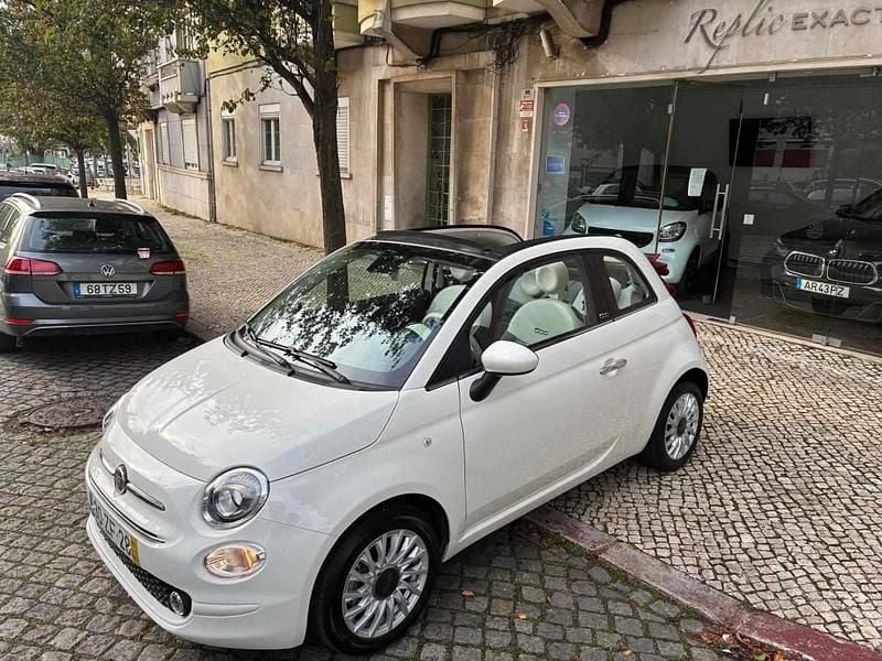 Branco Usado 2019 Fiat 500C Lounge Cabrios | € 11.750 (Bom preço) - Imagem 1/4