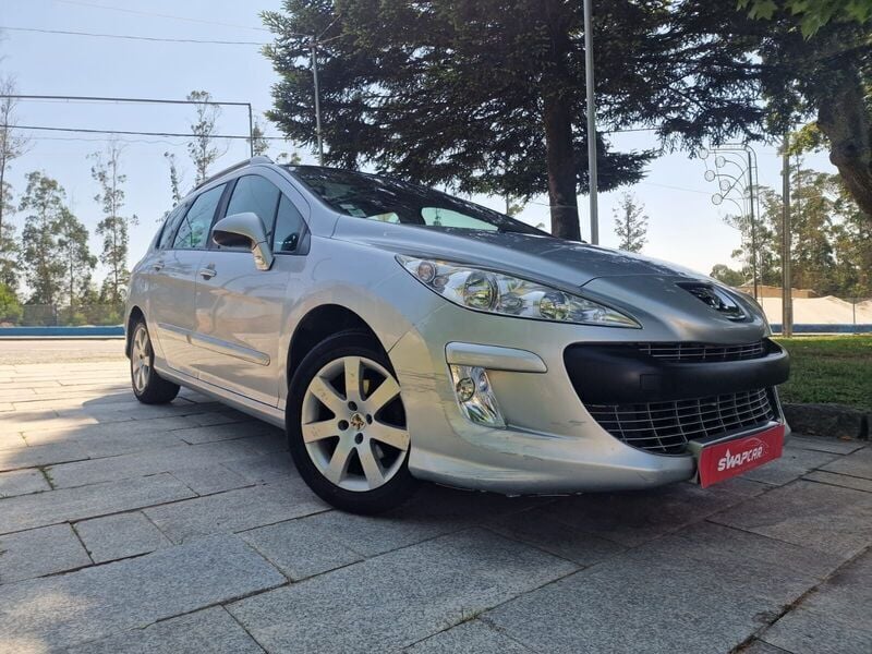 Cinzento Usado 2009 Peugeot 308 Carrinha | € 4.990 (Preço justo) - Imagem 1/4