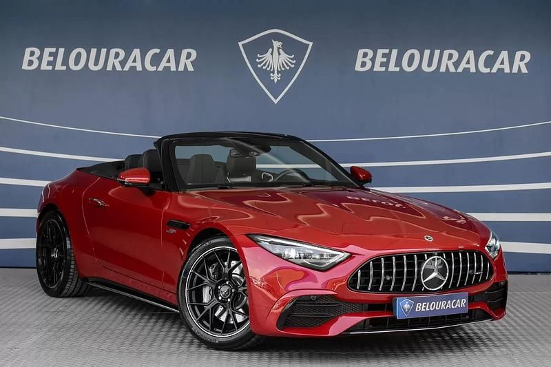 Vermelho Usado 2023 Mercedes SL43 AMG AMG Cabrios | € 119.500 - Imagem 1/4