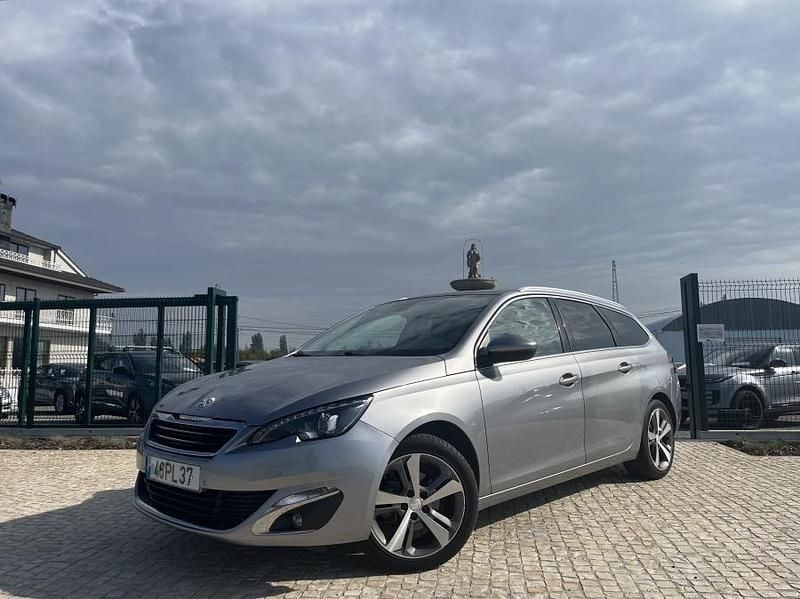 Preto Usado 2015 Peugeot 308 SW Carrinha | € 10.900 (Bom preço) - Imagem 1/4