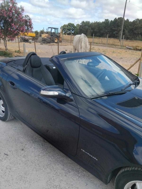 Azul Usado 2004 Mercedes SLK200 Cabrios | € 12.000 (Bom preço) - Imagem 1/4